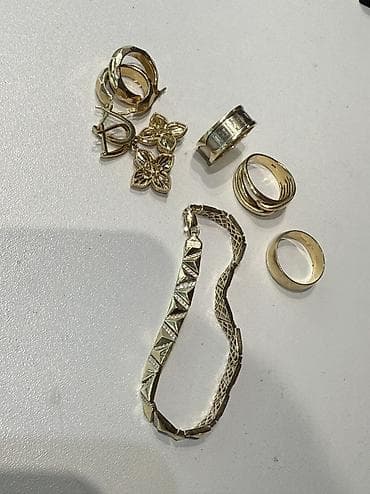 Серьги, Проба 583, Рубин, Женские, Советские (СССР)