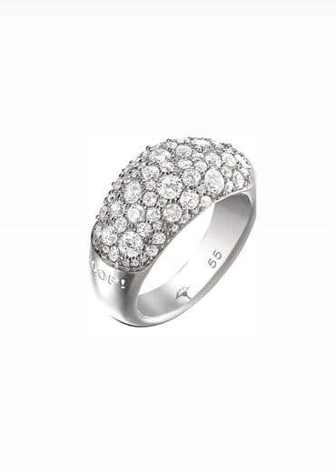 серебро кольцо: Серебряное кольцо Joop JPRG90499A с кубическим цирконием — 1