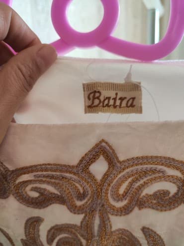 фата на девичник: Платье на кыз узатуу, M, Б/у, цвет - Белый — 4