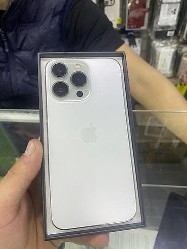 iphone 6s lalafo: IPhone 13 Pro, Б/у, 256 ГБ, Серебристый, Коробка, 100 % — 1