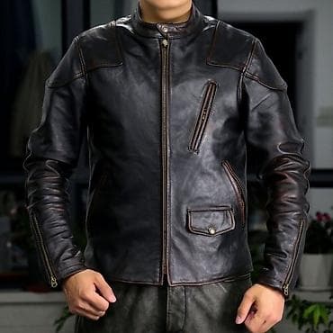 Куртки: Мужская куртка, 4XL, Новый, цвет - Коричневый, Платная доставка — 1