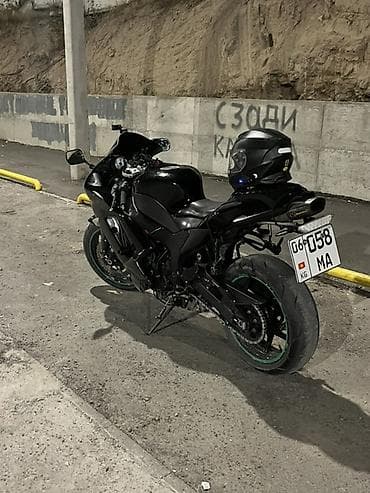 Мотоциклы: Спортивный мотоцикл Kawasaki Ninja ZX-6R . Черный матовый/глянцевый — 5