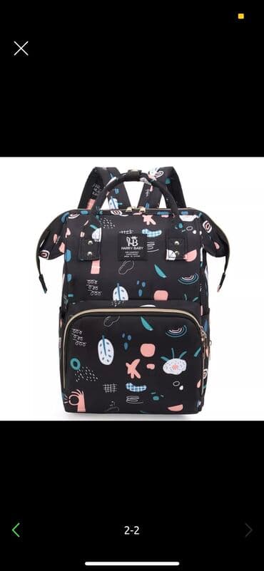 smart folio: Сумка для мам очень стильный легкий дизайн водоотталкивающий — 2