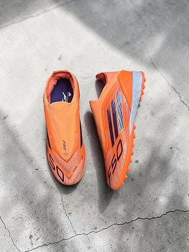tech flecee nike: Футбольные бутсы adidas F50 (цвет: оранжевый/сиреневый/серый) - — 1