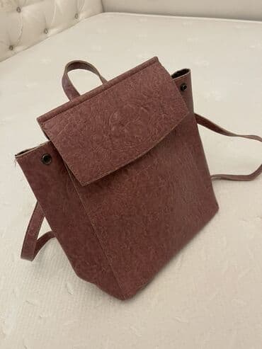 сумки для документов: Рюкзак, Материал: Экокожа, Унисекс, Б/у — 1