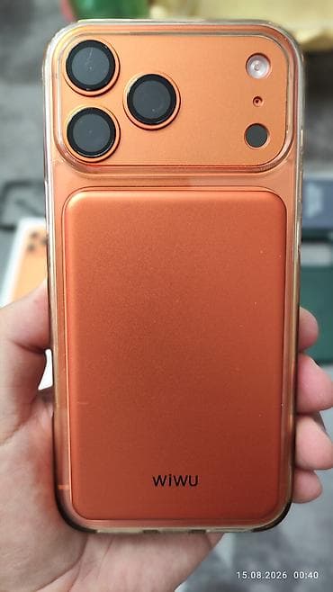 redmi note 1: IPhone 17 Pro Max, Новый, 512 ГБ, Оранжевый, Зарядное устройство, 100 % — 1