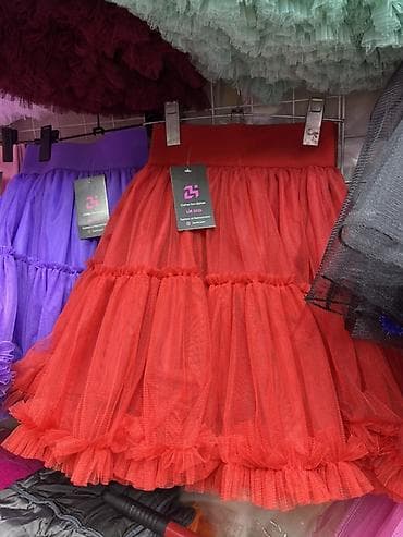 Платья: Детское платье, цвет - Красный, Новый — 3