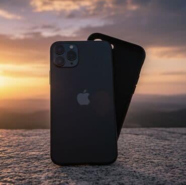 IPhone 11 Pro, Б/у, 512 ГБ, Black Titanium, Чехол, 81 %