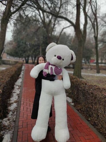 🧸Огромная мишка 2 метра 🔥🔥🔥 🧸60 см 1000 сом (Бесплатная доставка)