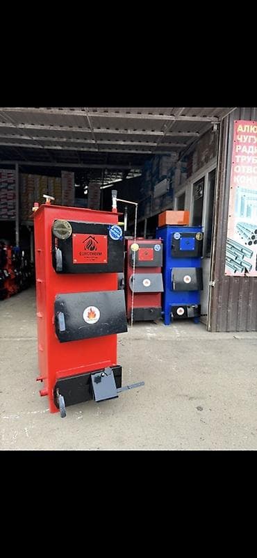 угольные котлы длительного горения: Твердотопливный котёл Для дома, Тип управления: Механический — 2