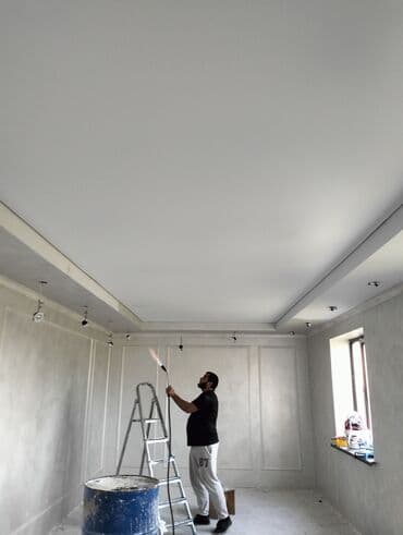 реставрация натяжного потолка: Керме шыптар Жылтырак, Жылтырабаган, 3D потолоктор Монтаждоо, Кепилдик, Демонтаждоо — 7