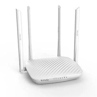 Модемы и сетевое оборудование: Tenda F9 мощный N600 Wi-Fi роутер. 4 антенны. Хорошее состояние — 5