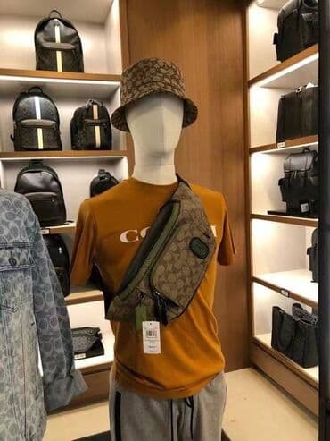 сумка и кошелек набор: Coach 
🔝Натуральная кожа 
 ✔️Полный комплект — 3