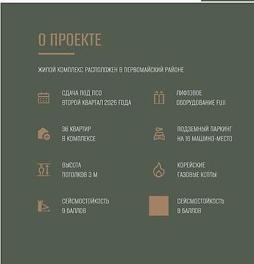 осипенко 34: 2 комнаты, 51 м², Элитка, 2 этаж, ПСО (под самоотделку) — 2