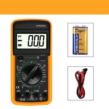 Мультиметр цифровой тестор автоматическое выключение большой жк