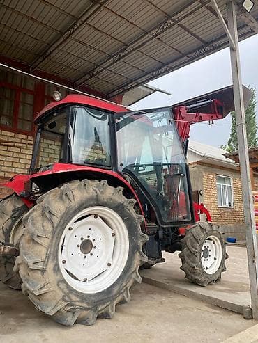 Унаа: Фронтальный погрузчик-трактор KuJe Tractor 5805 (надпись на борту) в — 6