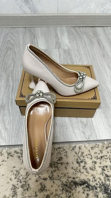 нежная: Туфли-лодочки Datka - Цвет: нежный бежево-розовый (нюд). - Материал — 2