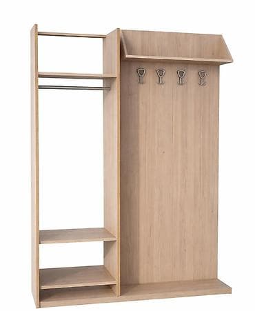 Гарнитуры для прихожей: Гарнитур для прихожей, Б/у, Вешалка, ДСП, Платная доставка, цвет - Коричневый — 1