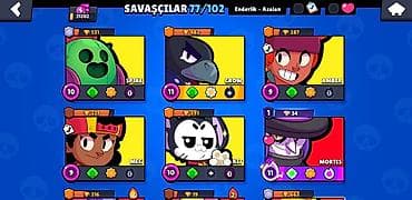 Игровой аккаунт Brawl Stars. Основные характеристики: - Кубков: 21 — 5