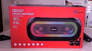 apollo twin: Портативная акустика Sing-e ZQS4247 - Мощный «Super Bass»: 2 динамика — 1