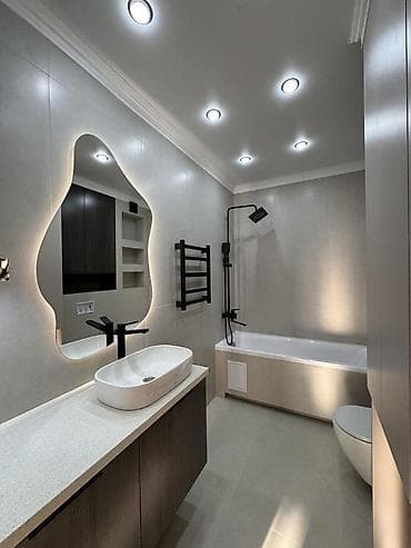 discovery studio: 2 комнаты, 64 м², Кок-Жар мкр Элитка, 7 этаж, Дизайнерский ремонт — 4
