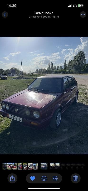 Volkswagen Golf: 1988 г., 1.8 л, Механика, Бензин, Хэтчбэк — 3