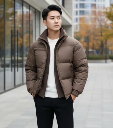 прокат мужских костюмов [возьми на прокат] бишкек фото: Новая мужская утеплённая куртка-пуховик. Размер XL размером ощиблись — 1