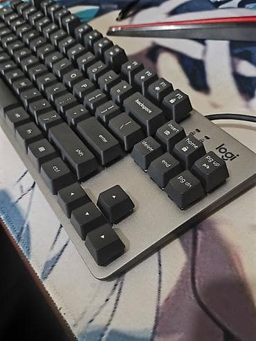 note: Клавиатура, Logitech, Механическая, Проводное подключение, Размер: 80% — 2