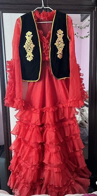 кыргызский национальный: Национальный костюм, Женский, 44, 46 (M) — 1