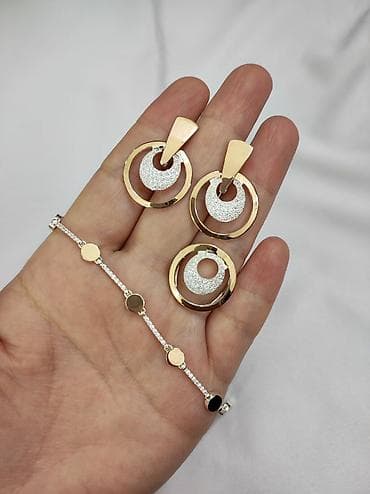 real techniques: Набор украшений, Проба 925, Женские, Новый — 1