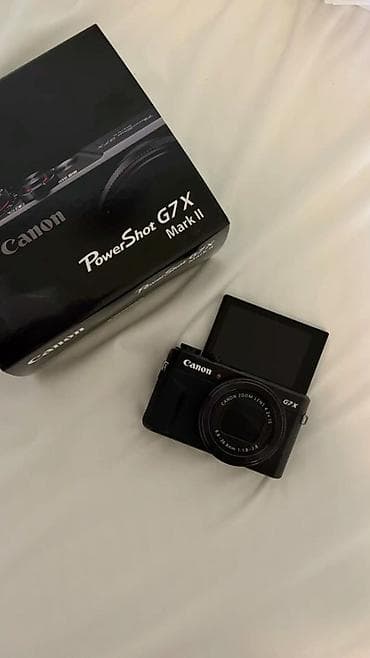 Canon PowerShot G7 X Mark II — компактная камера премиум‑класса для at lalafo.kg Canon PowerShot G7 X Mark II — компактная камера премиум‑класса для