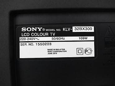 13 pro maks: Телевизор Sony Bravia KLV-32BX300 - Тип: ЖК‑телевизор (LCD Colour TV) — 2
