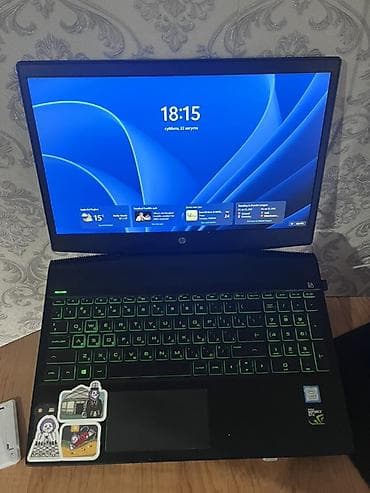 microsoft hp: Игровой ноутбук HP (Pavilion Gaming 15) +зарядка на 200ват и мышка — 1