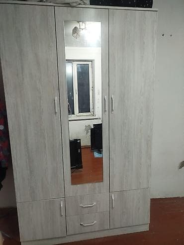 Шифоньер, шкаф для одежды, Прямой, ЛДСП