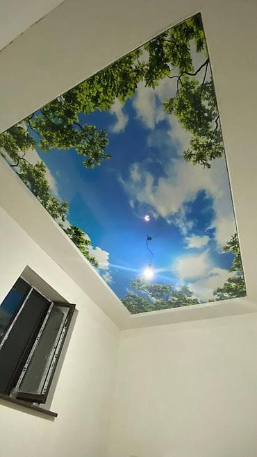 Натяжной потолок Глянцевое, Матовое, 3D потолки Гарантия, Бесплатная консультация, Бесплатный замер