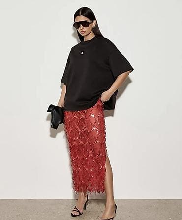 кызыл кия кыз: Стильная юбка, Размер М. Как на фото — 1