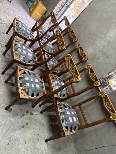 мебель в ванную комнату под заказ: Стул для кухни, Новый, Дерево, цвет - Коричневый — 6