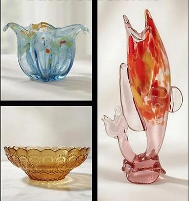 монеты старые: Вазы стеклянные, производство СССР и Чехия. Состояние отличное, без — 1