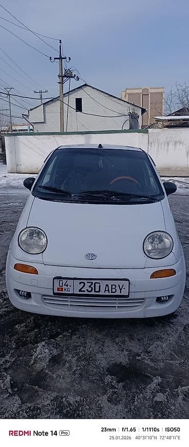 Daewoo Matiz: 1999 г., 0.8 л, Механика, Бензин, Хэтчбэк