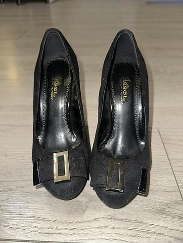 черные туфли на каблуке: Женские туфли-лодочки на шпильке - Цвет: черный - Материал верха — 3