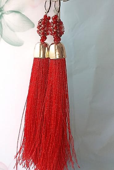 pull and beer: Серьги-Кисти
Качественная удобная застёжка!
длинна 15 см — 7