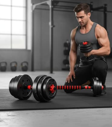 эллиптический тренажер купить бу: Продаю гантели по 20кг -сделанно в россии -вес 20кг -гантели+штанга — 1