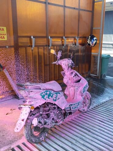 электронные мопеды: Тип скутера Ангел, 125 куб. см, Бензин, Б/у — 2