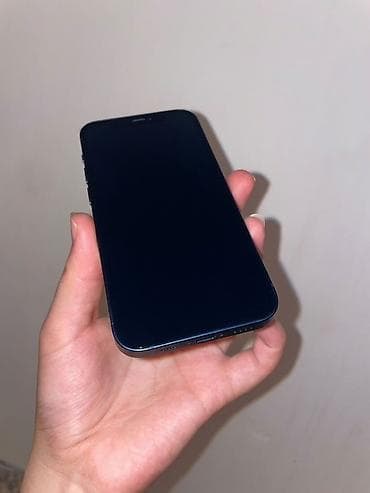 аккумулятор на телефон: IPhone 12 mini, Б/у, 64 ГБ, Синий, 72 % — 1
