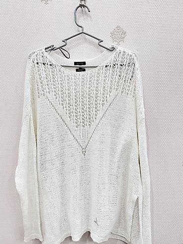 Кофталар, свитерлер: Вязаный джемпер Massimo Dutti - Состав: 100% хлопок (ярлык на фото) — 1