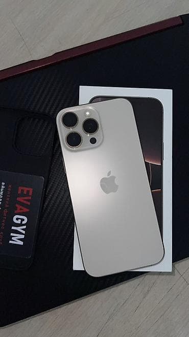 appl: IPhone 16 Pro Max, Б/у, 256 ГБ, Розовый, Коробка, 98 % — 1