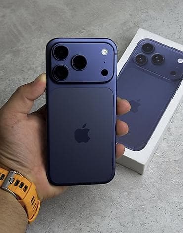 IPhone 17 Pro, Б/у, 256 ГБ, Pacific Blue, Коробка, 100 % at lalafo.kg IPhone 17 Pro, Б/у, 256 ГБ, Pacific Blue, Коробка, 100 %