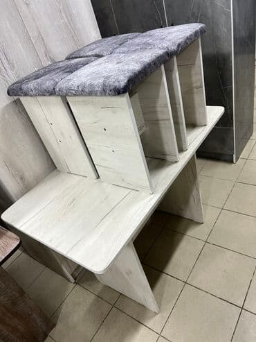 Столы: Стол тобуретка стол стуля размер 110на64 тобуретка4шт высота стола75 — 12