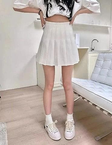 волейболный форма: Юбка, Модель юбки: Плиссе, Мини, Высокая талия — 1