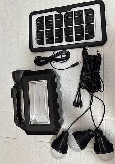 Окна и комплектующие: Фонарь на солнечной батарее GDLite GD-8017MUSIC — 5